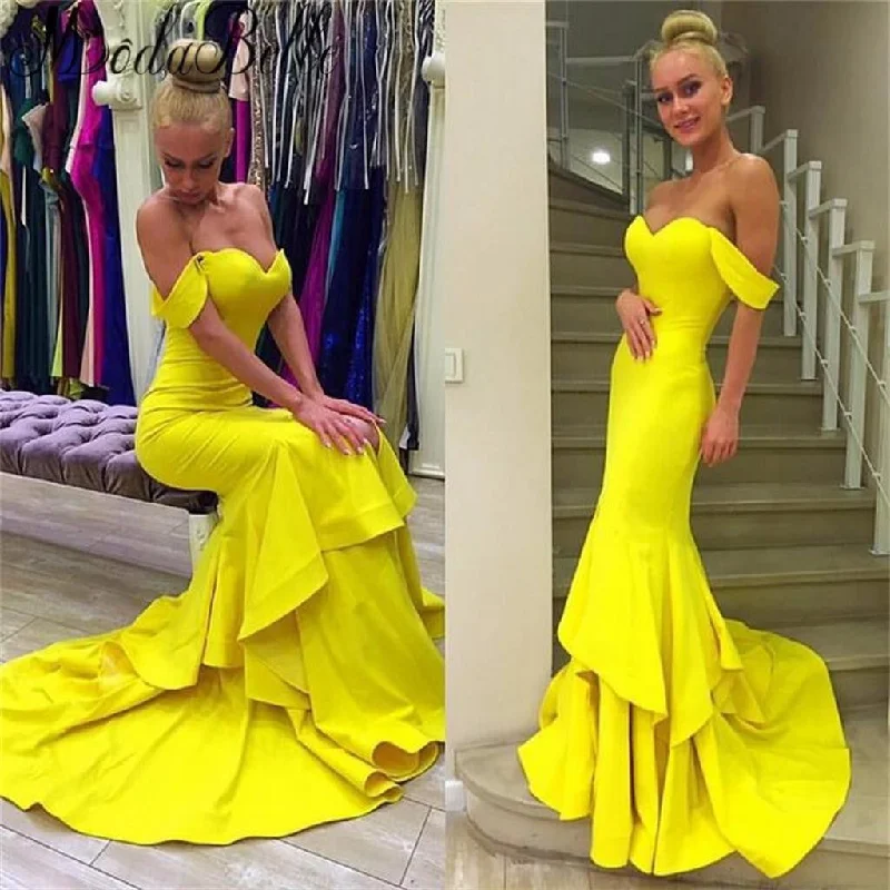 Yellow Prom Dresses,Off Shoulder Prom Dresses,Mermaid Prom Dresses,Sweetheart Prom Dresses, Party Gowns,Cocktail Prom Dresses ,Evening Dresses,Long Prom Dress,Prom Dresses Online,PD0162 Tunics Seasonal trendy