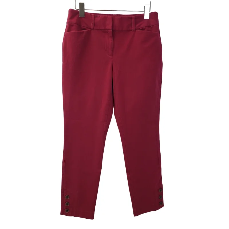 Loft Outlet Curvy Skinny Button Ankle Pants Size 4 Classic Straight Pants