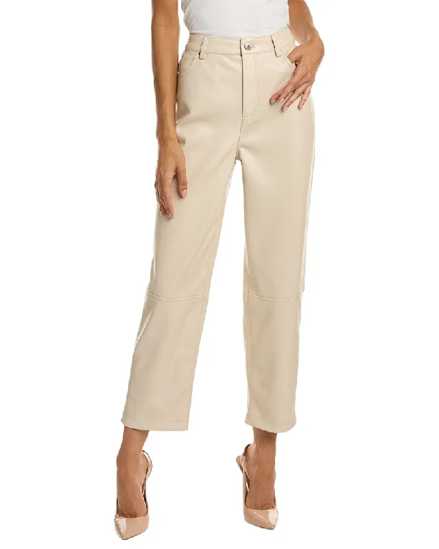 Ted Baker Plaider Straight Pant High-Waist Trousers