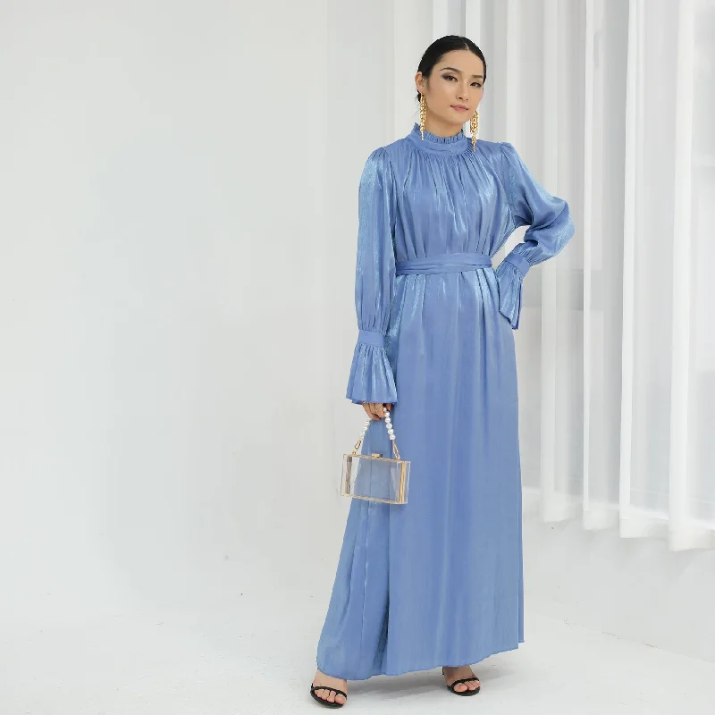 Samira Shimmer Dress - Blue Tunics Top rated