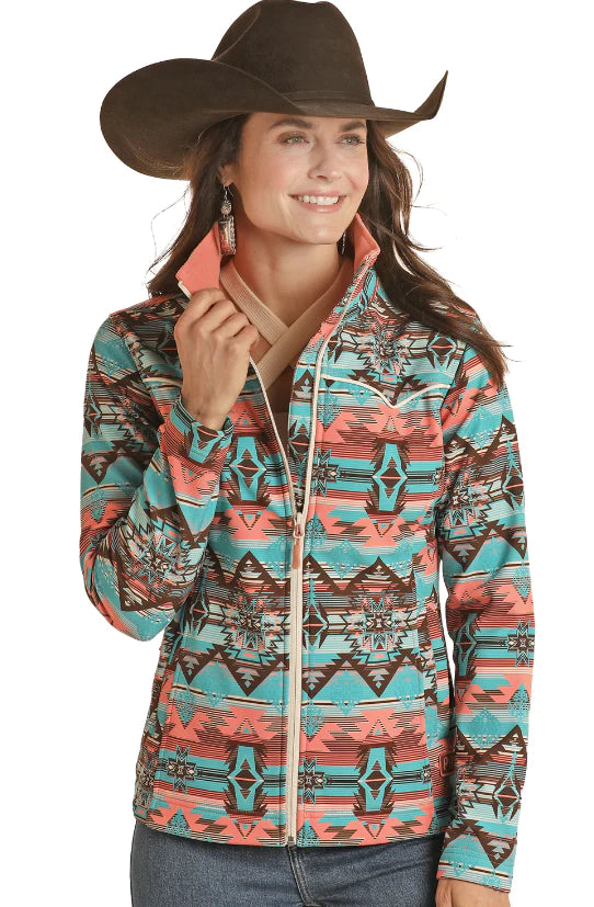 New Mexico Sunset Jacket Satin Jacket Silk Jacket Chiffon Jacket