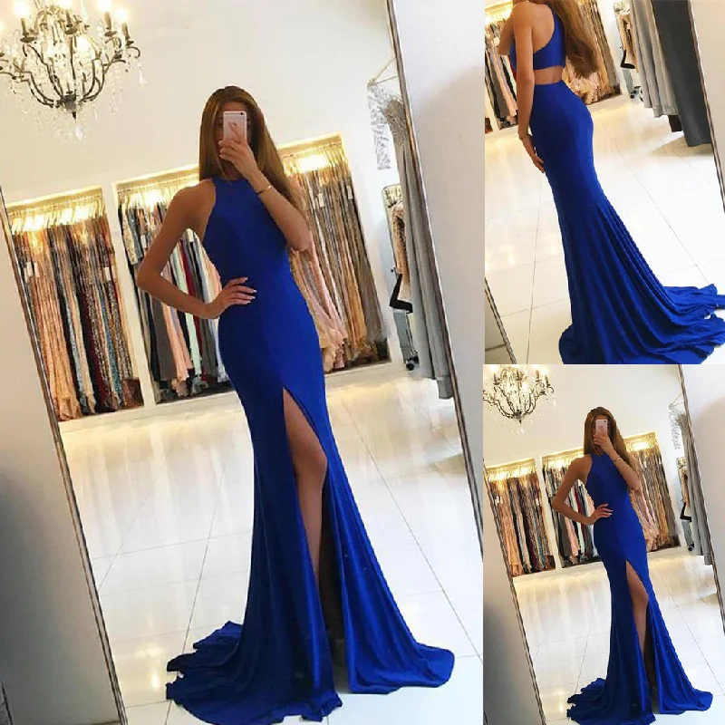 Long Prom Dresses, Jersey Prom Dresses, Mermaid Party Dresses, Side Split Evening Dresses, Sleeveless Prom Dresses , Open-Back Prom Dresses, Sexy Prom Dress, LB0478 Tunics Trendy modern