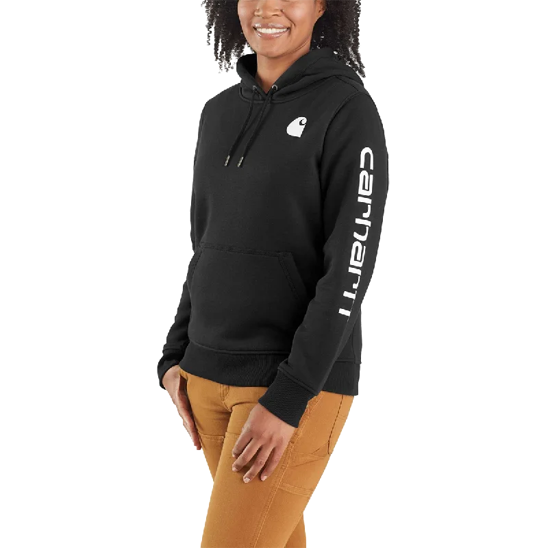 Women's Clarksburg Graphic Sleeve Logo Hooded Sweatshirt Hoodie with Exposed Zipper Edgy Industrial Women's Clarksburg Graphic Sleeve Logo Hooded Sweatshirt Hoodie with Exposed Zipper Edgy Industrial