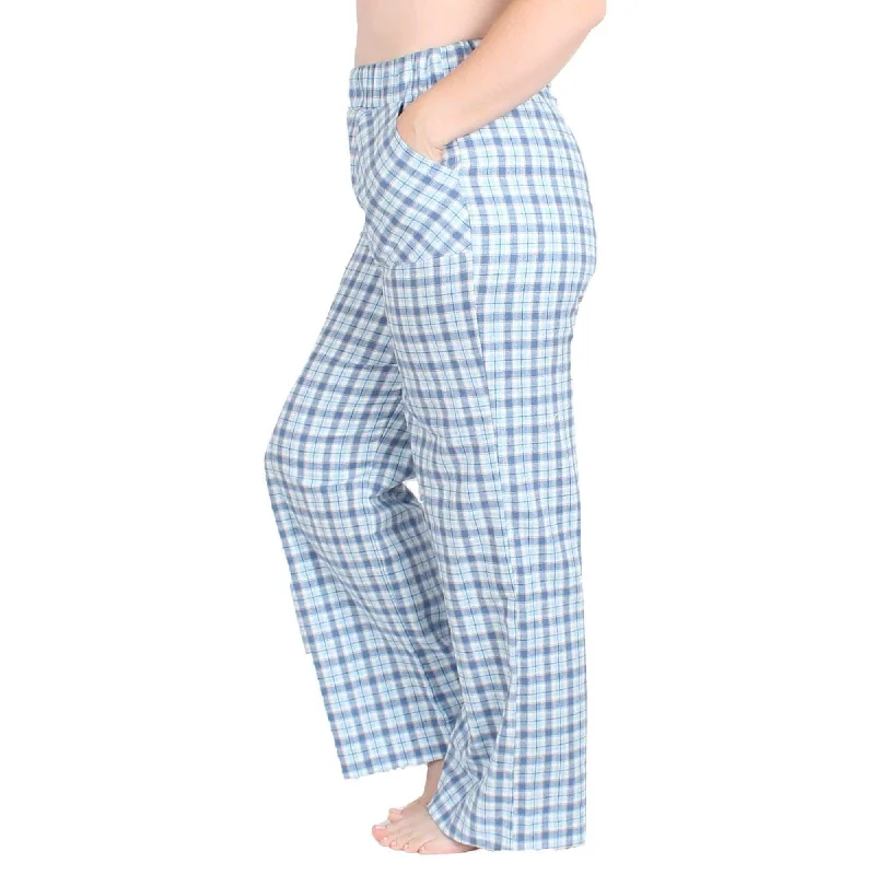 Plaid Flannel Lounge Pant Chic Checkered Pants