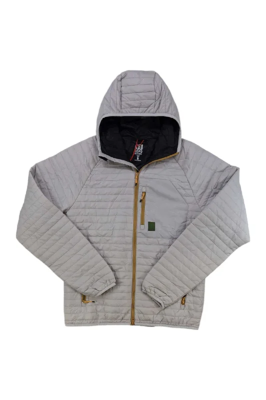 Mens Global Puffer Hoodie Hoodie with Elastic Cuffs Stretchable Comfortable