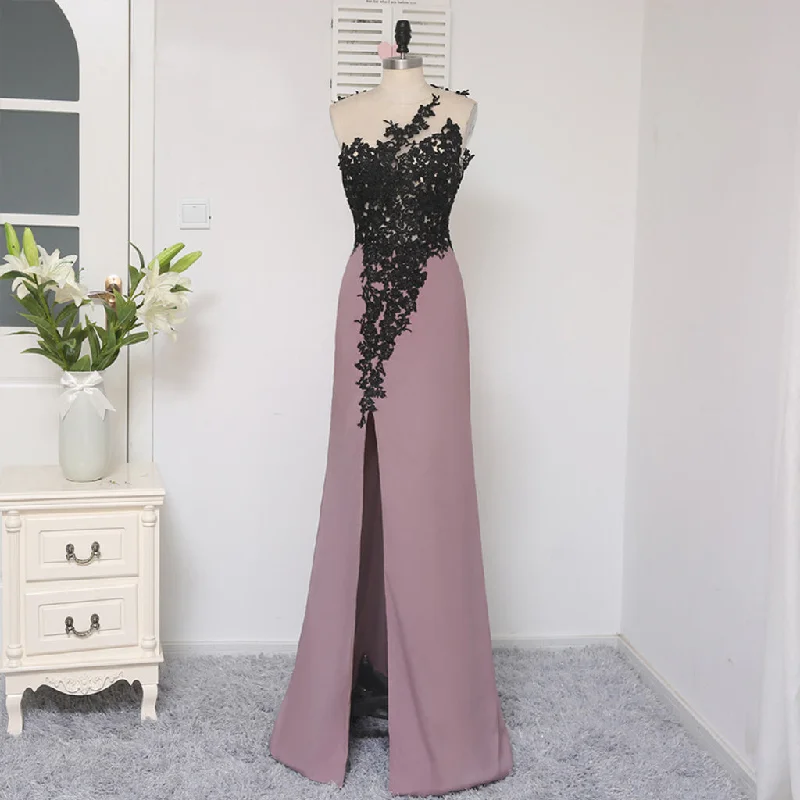 Long Prom Dresses, Sleeveless Prom Dresses, Satin Party Prom Dresses, Open Back Prom Dresses, Side Split Mermaid Prom Dresses, Applique Prom Dresses Online, LB0280 Tunics Canvas sturdy