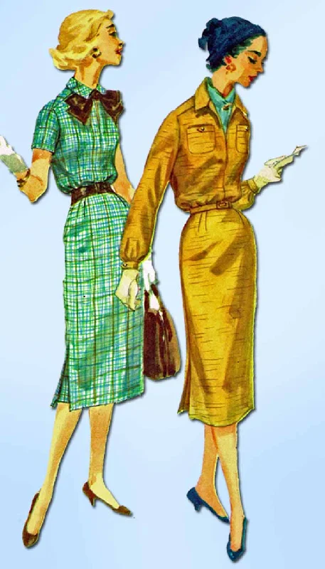 1950s Vintage Simplicity Sewing Pattern 1791 Uncut Misses Day Dress Size 12 32B Tunics Handmade artisanal 1950s Vintage Simplicity Sewing Pattern 1791 Uncut Misses Day Dress Size 12 32B Tunics Handmade artisanal
