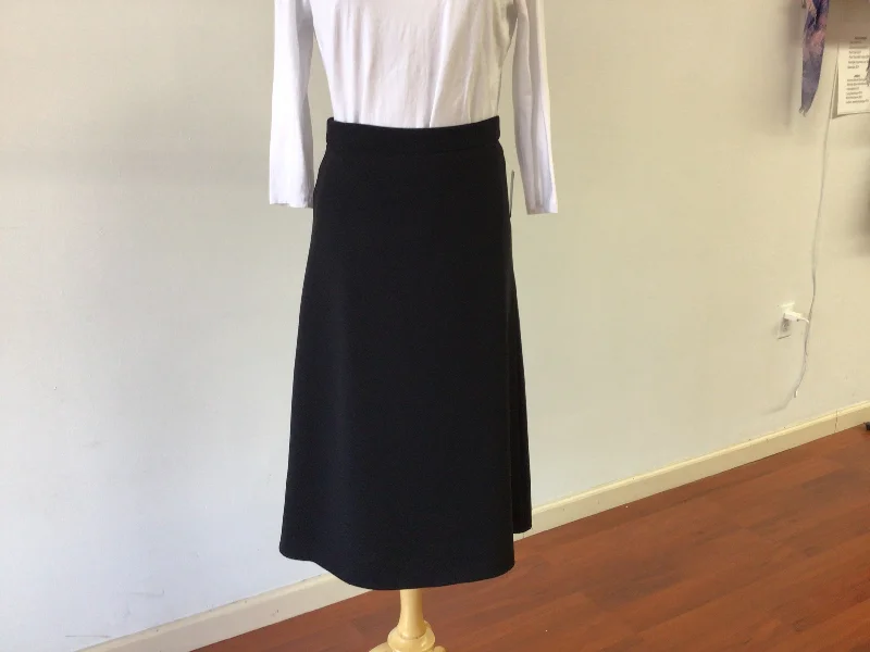 Dressy Lined Skirt 496-29 denim skirt trendy