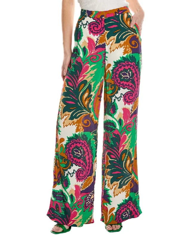 ba&sh Printed Pant Fashionable Button-Up Pants