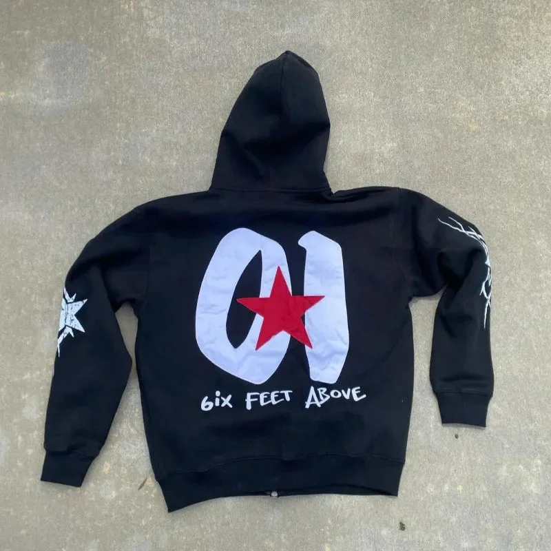 Advbridge Y2k Women's Hoodie Personalized Cartoon Anime Print Streetwear Oversize Vintage Sweatshirt Punk Gothic Long Sleeve Tops Clothes Hoodie with Snap Buttons Easy Quick Advbridge Y2k Women's Hoodie Personalized Cartoon Anime Print Streetwear Oversize Vintage Sweatshirt Punk Gothic Long Sleeve Tops Clothes Hoodie with Snap Buttons Easy Quick
