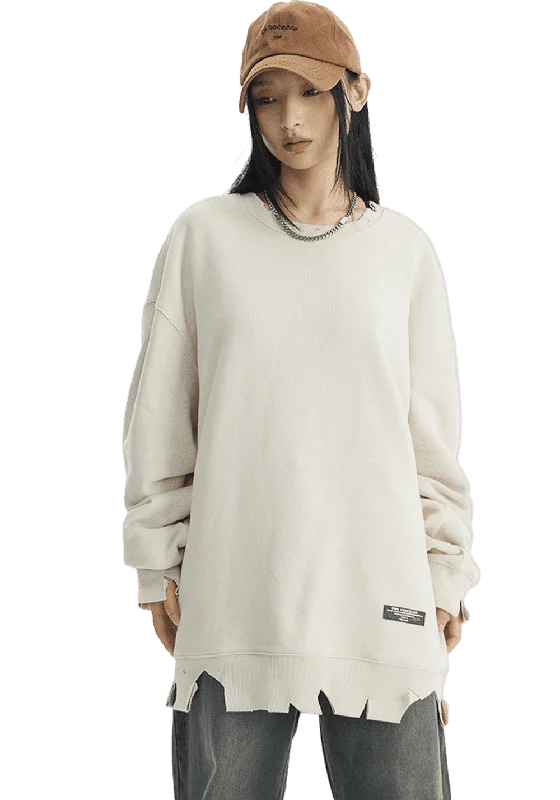 Portrait Patch Sweatshirt Hoodie Sweatshirt Pullover