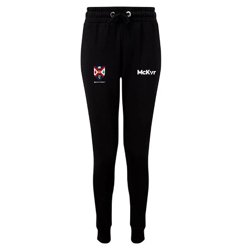 Mc Keever Queens Football Fitted Jogger Pants - Womens - Black Comfortable Denim Pants
