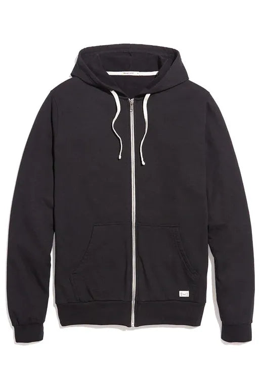 Men's Navy Zip-Up Hoodie Hoodie with Magnetic Closure Innovative Modern