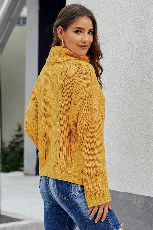 Perfect Turtleneck Sweater Terry Blend Velvet Blend Canvas Blend