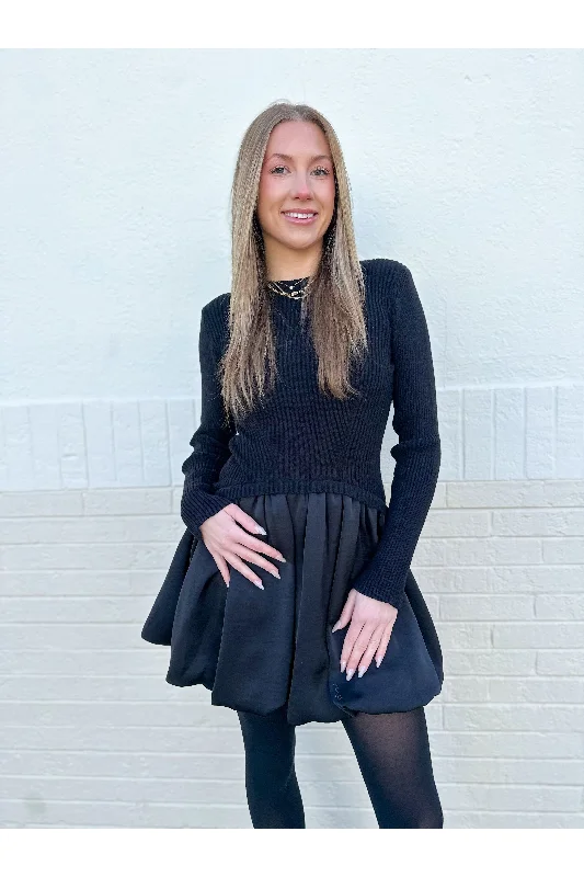 So Charmed Sweater Mini Dress Boxy Sweater Fitted Sweater A-Line
