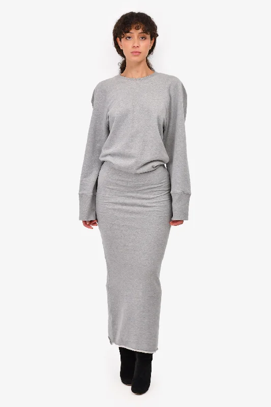 Grlfrnd Grey Maxi Sweater Dress Size XXS Wool Sweater Cotton Sweater Cashmere Sweater Grlfrnd Grey Maxi Sweater Dress Size XXS Wool Sweater Cotton Sweater Cashmere Sweater