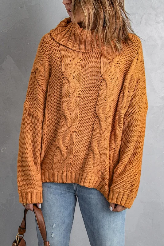 Go-to Turtleneck Sweater Lace Blend Ribbed Blend Corduroy Blend