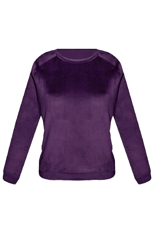 Foxy Violet sweater Tailored Straight A-Line