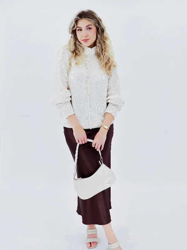 Pearls Chic Sweater Sweater Knitwear Pullover