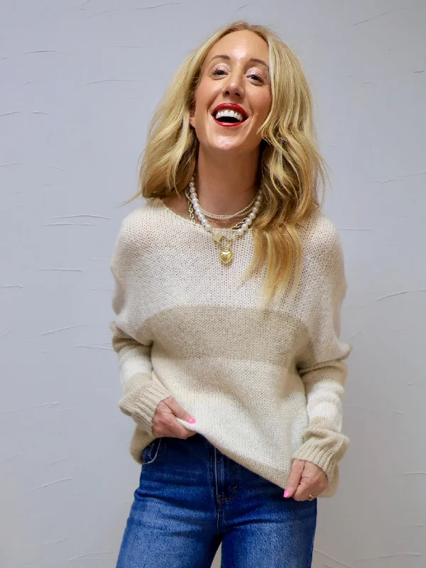 Warm and Fuzzies Knit Sweater Toggled Drawstring Belted