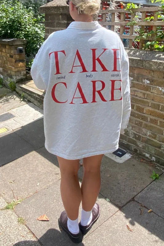 Commonplace - Take Care Polo, Grey Marle