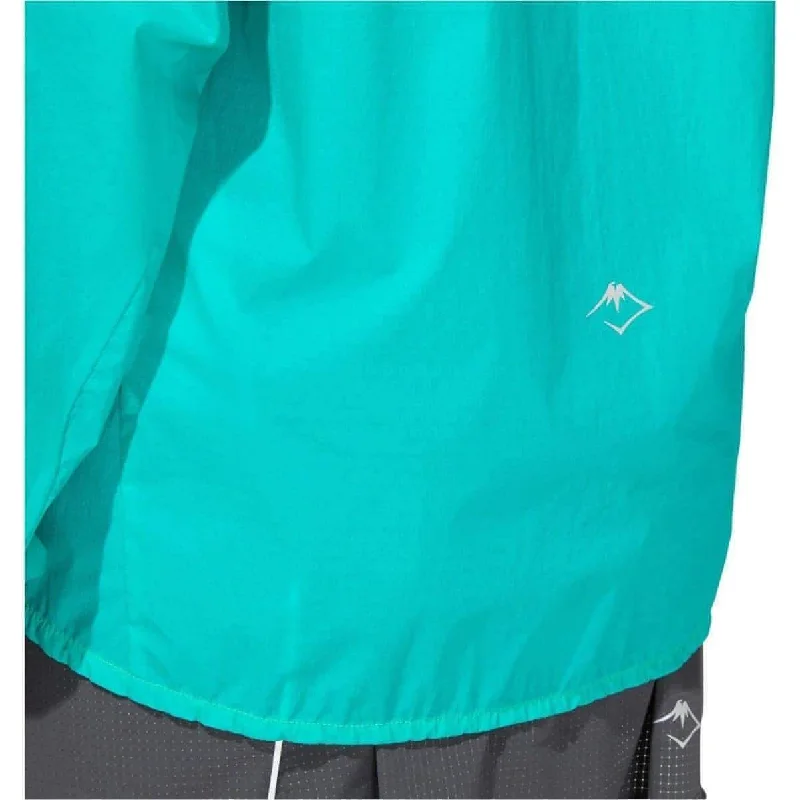 Asics FujiTrail Womens Running Jacket - Green