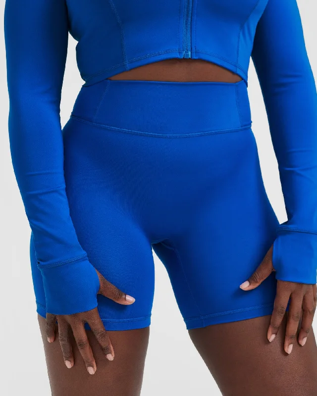 Timeless Crop Jacket | Cobalt