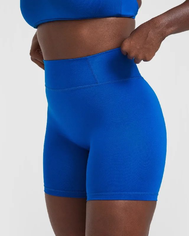 Timeless High Waisted Shorts | Cobalt