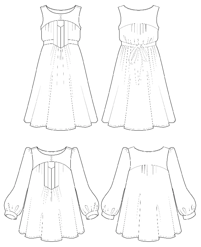 PDF Pattern - Anouk Dress and Tunic | Victory Patterns