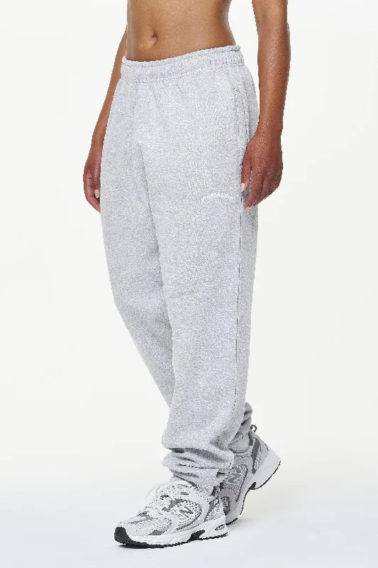 Durward High Waisted Sweat Pants Grey Melange