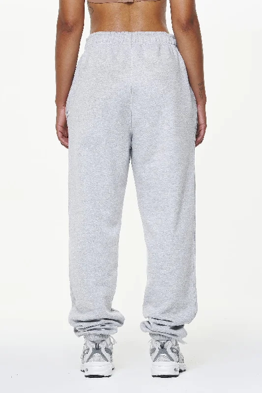 Durward High Waisted Sweat Pants Grey Melange