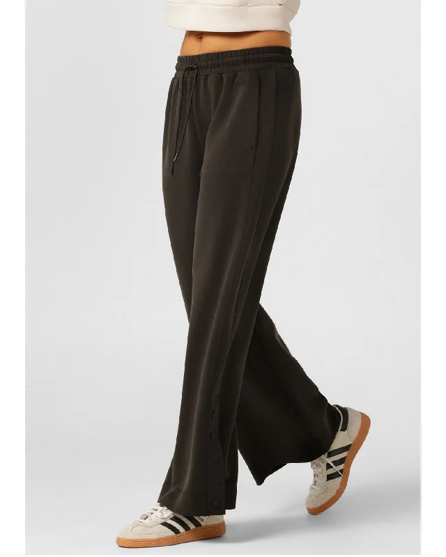 Lorna Jane Post Practice Wide Leg Pant - Washed Black