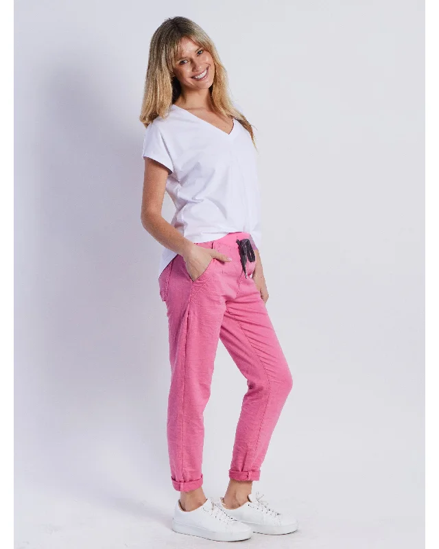 Monaco Jeans Riley Denim Jogger -  Pink