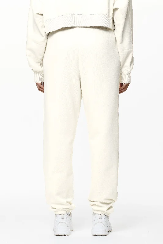 Villa High Waisted Sweat Pants Washed Salty Cream Gum