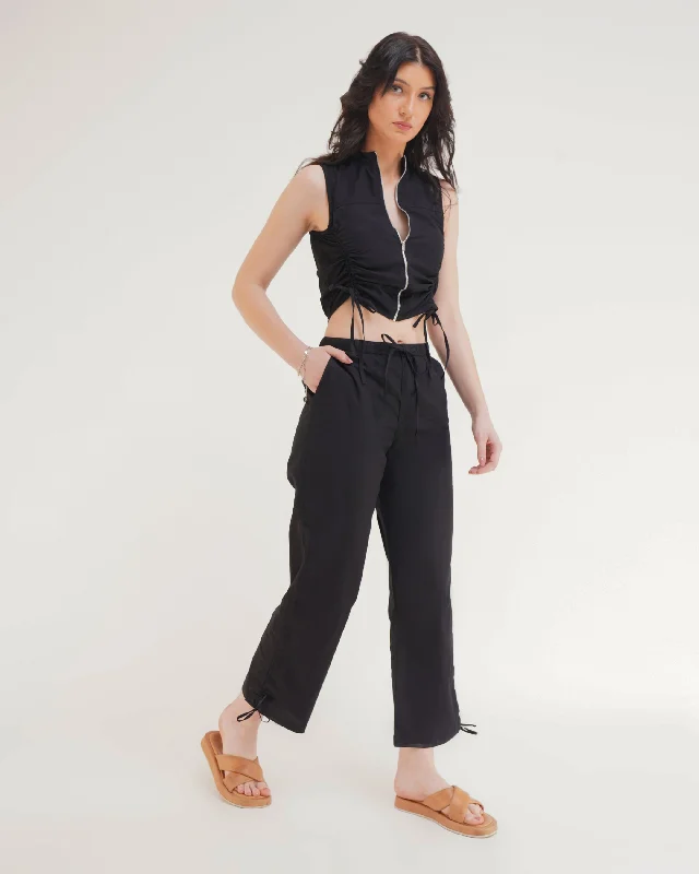 RUCHED COORD SET - TROUSERS