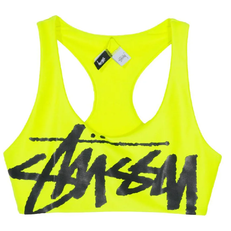 STÜSSY MYLA SWIM TOP // NEON YELLOW