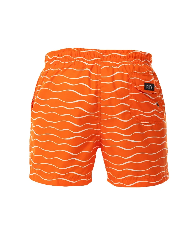 Wavy Orange Swimwear - FIN Clothing