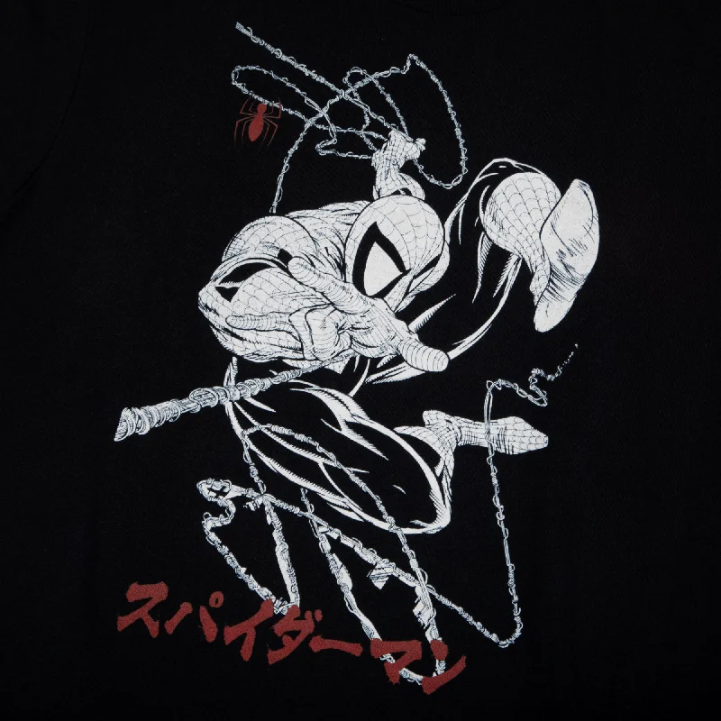 Spider-Man Marvel Universe McFarlane Kanji Black Tee