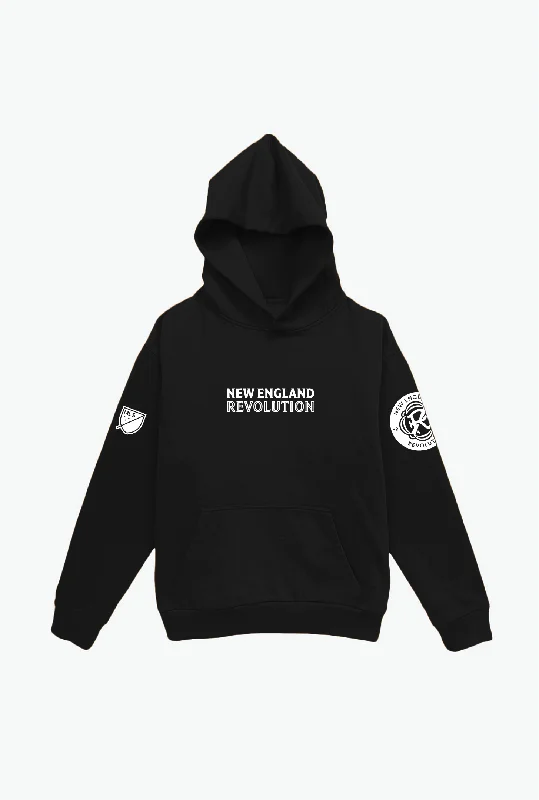 New England Revolution Heavyweight Hoodie - Black