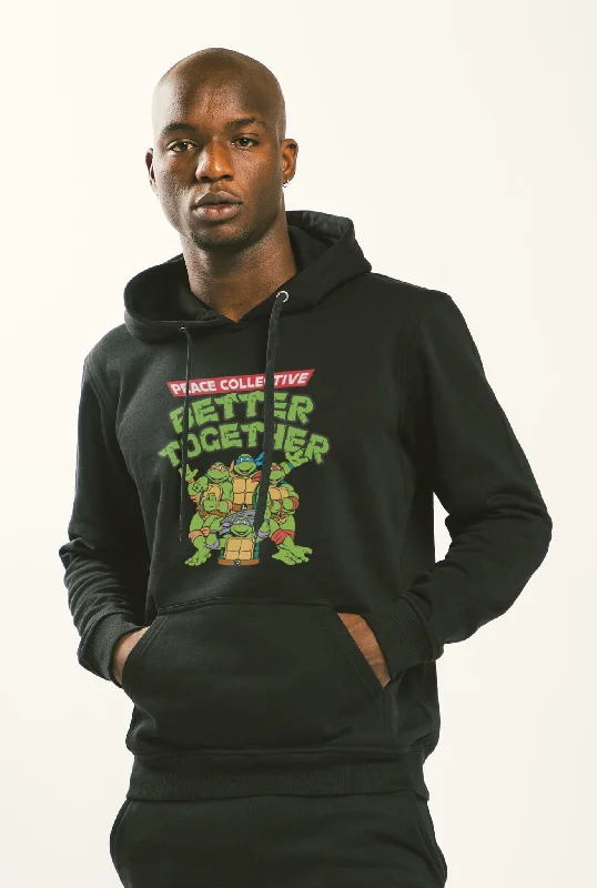 P/C x TMNT Better Together Hoodie - Black