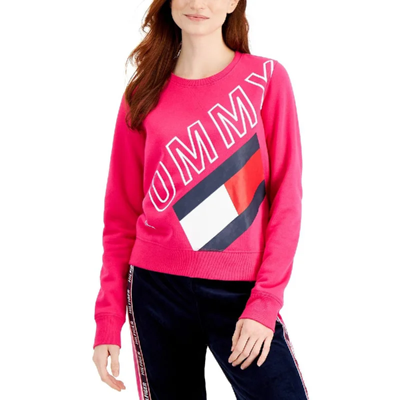 Tommy Hilfiger Sport Womens Logo Crew Neck Sweatshirt