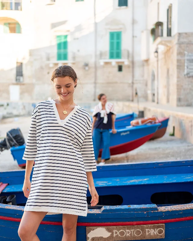 Striped Navy