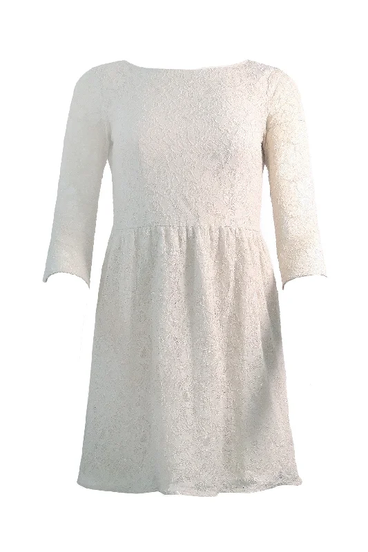 Off-White Lace Dress