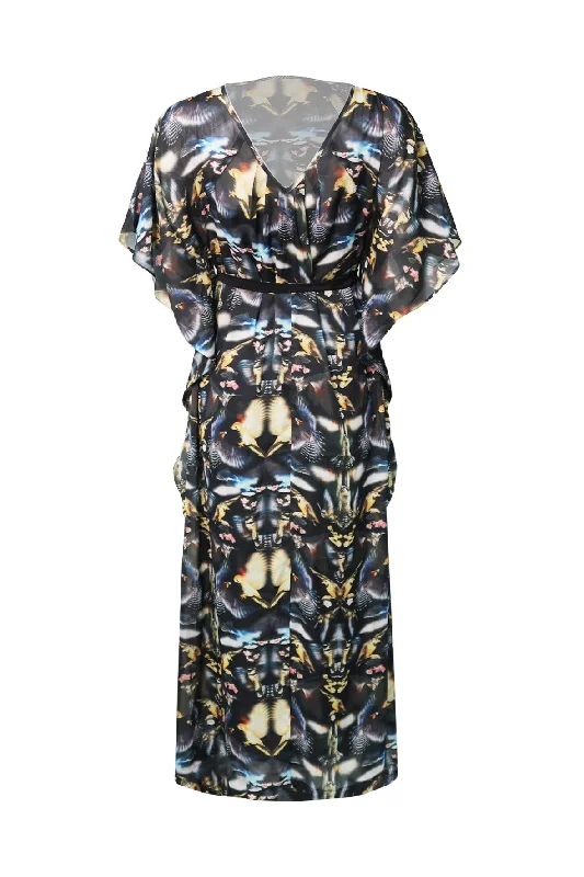 Tropical Print Dress