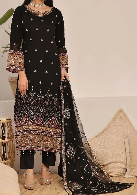 Bin Hameed Sifra Luxury Embroidered Chiffon Dress