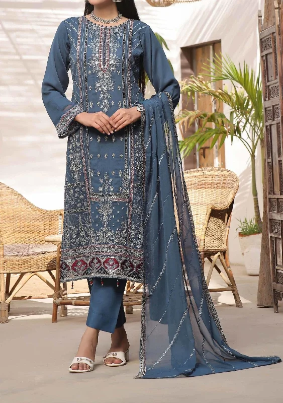 Bin Hameed Sifra Luxury Embroidered Chiffon Dress