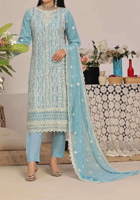 Bin Hameed Sifra Luxury Embroidered Chiffon Dress