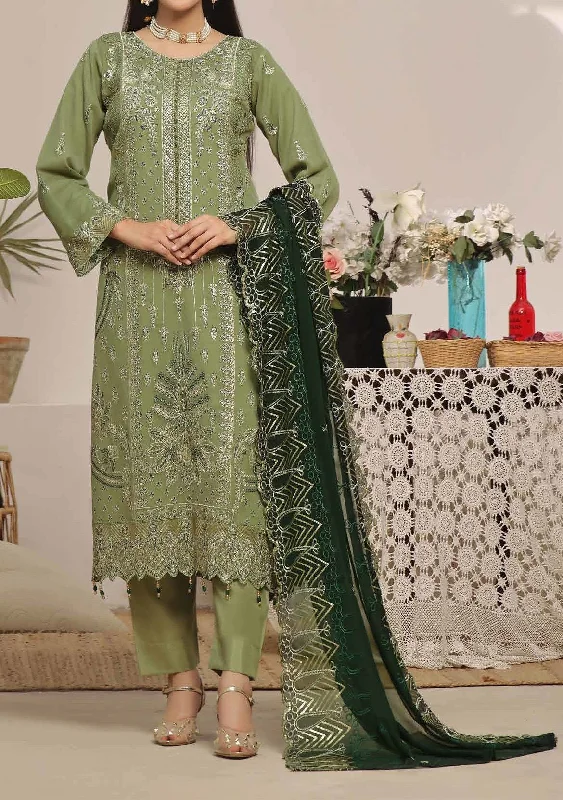 Bin Hameed Sifra Luxury Embroidered Chiffon Dress