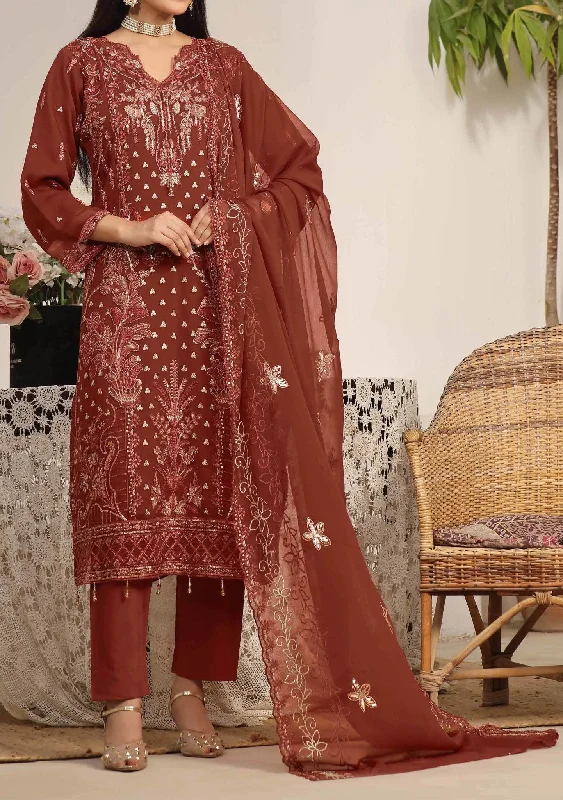 Bin Hameed Sifra Luxury Embroidered Chiffon Dress