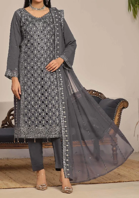 Bin Hameed Sifra Luxury Embroidered Chiffon Dress